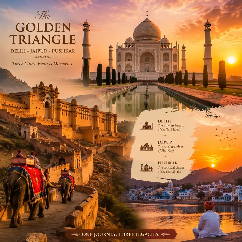 Spiritual Golden Triangle Tours | Experience My India image 2