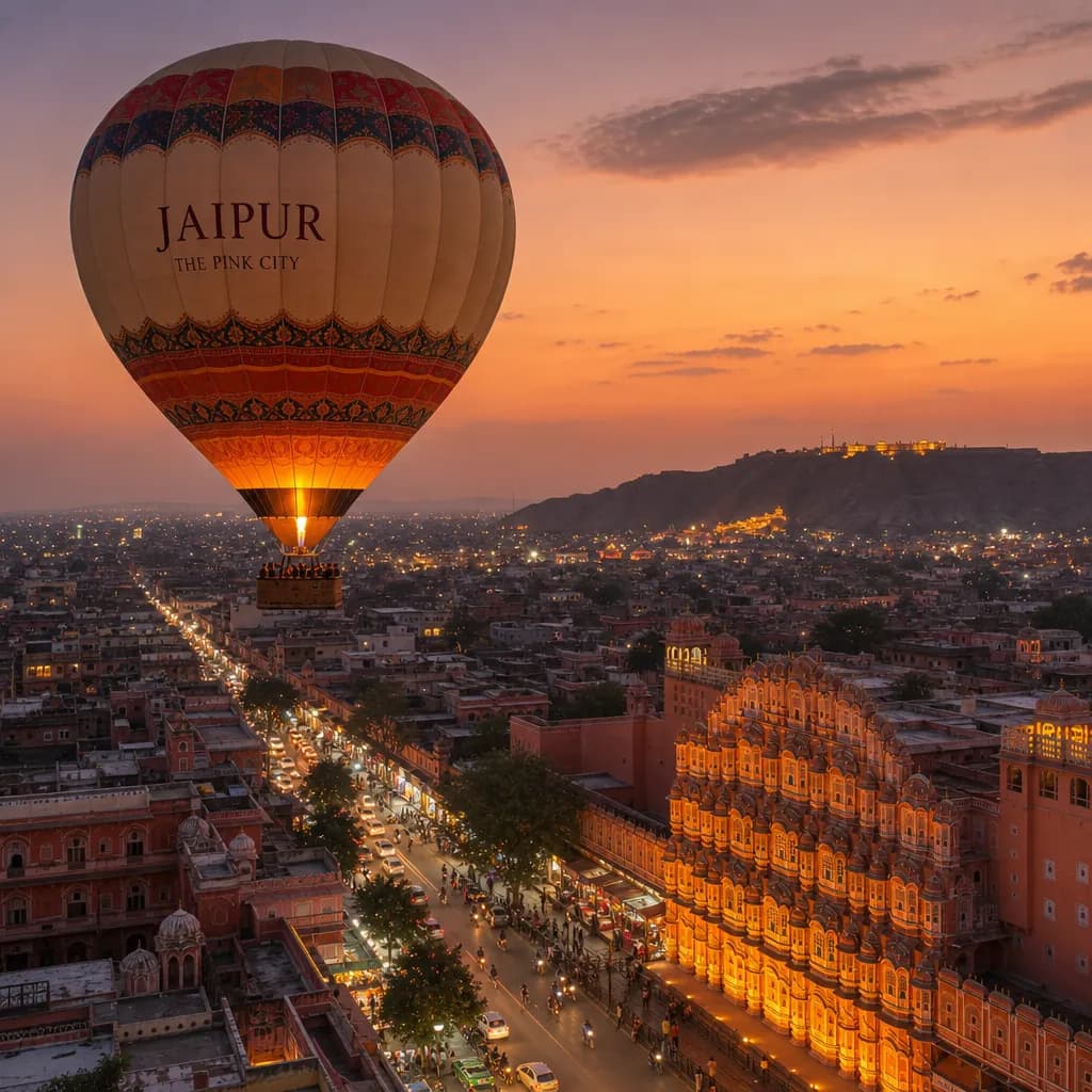 Hot-Air-Balloon-Focused Golden Triangle Tour image 2