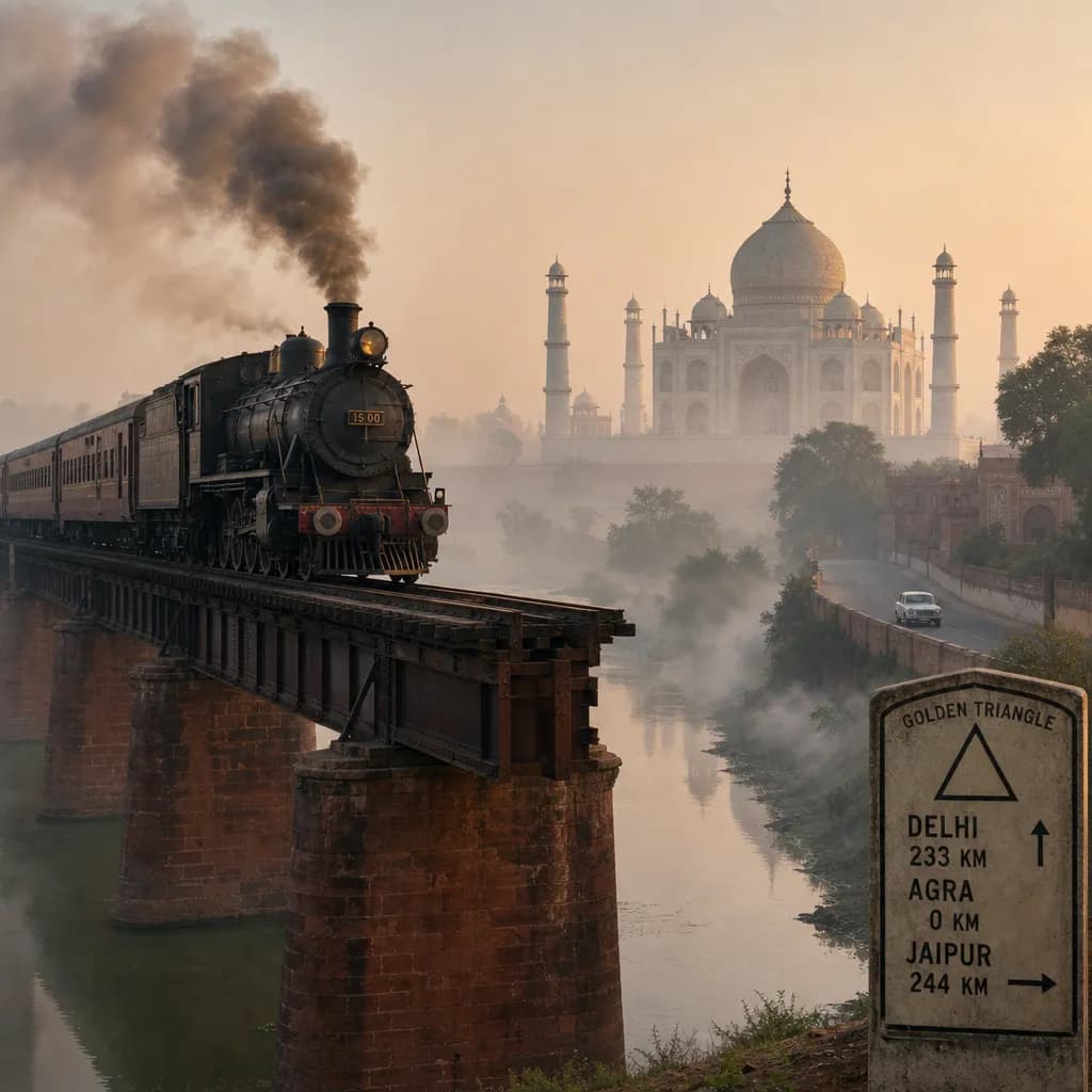 Golden Triangle by Train and Car | Experience My India image 3
