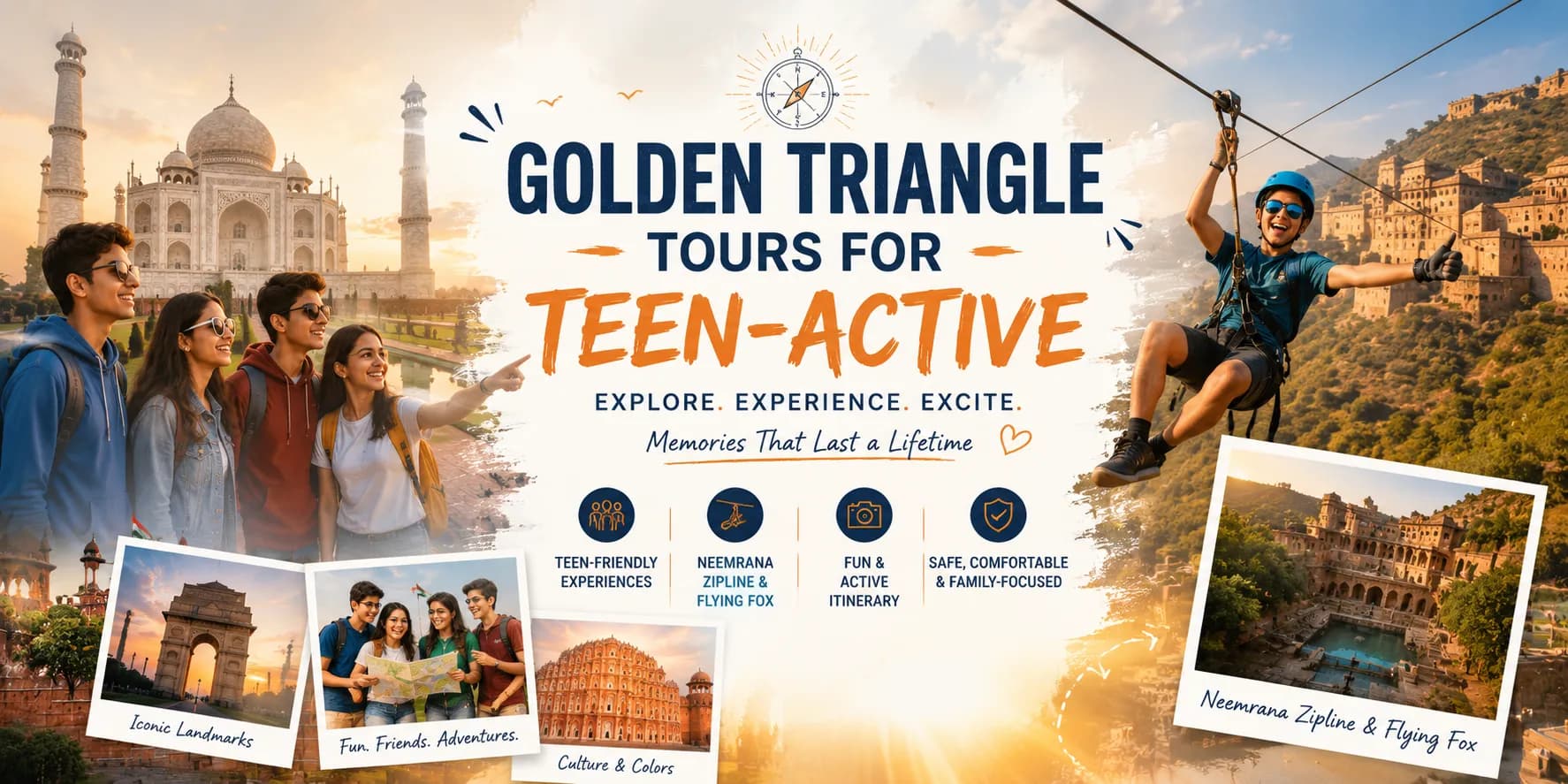 Teen-Active Golden Triangle | Experience My India