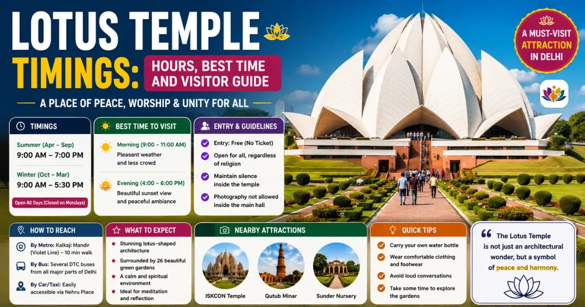 Lotus Temple Timings