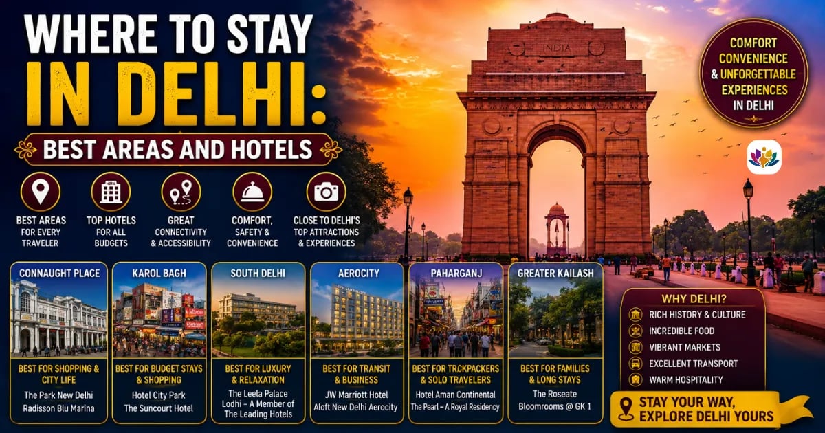 Where to Stay in Delhi