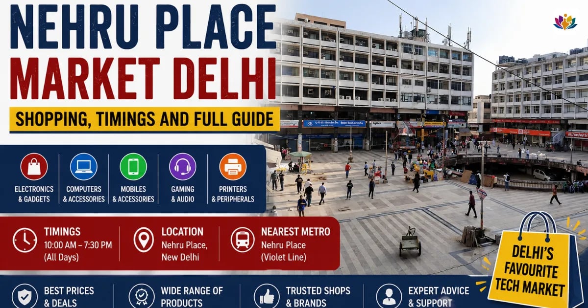 Nehru Place Market Delhi