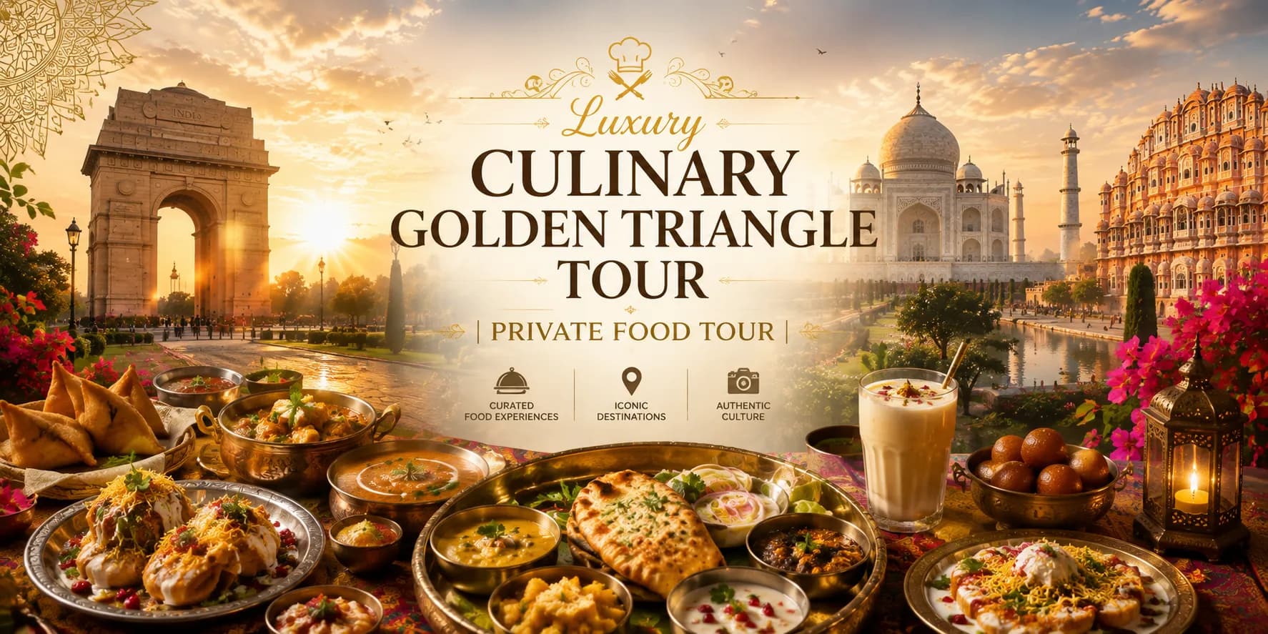 Luxury Culinary Golden Triangle Tour | Private Food Tour