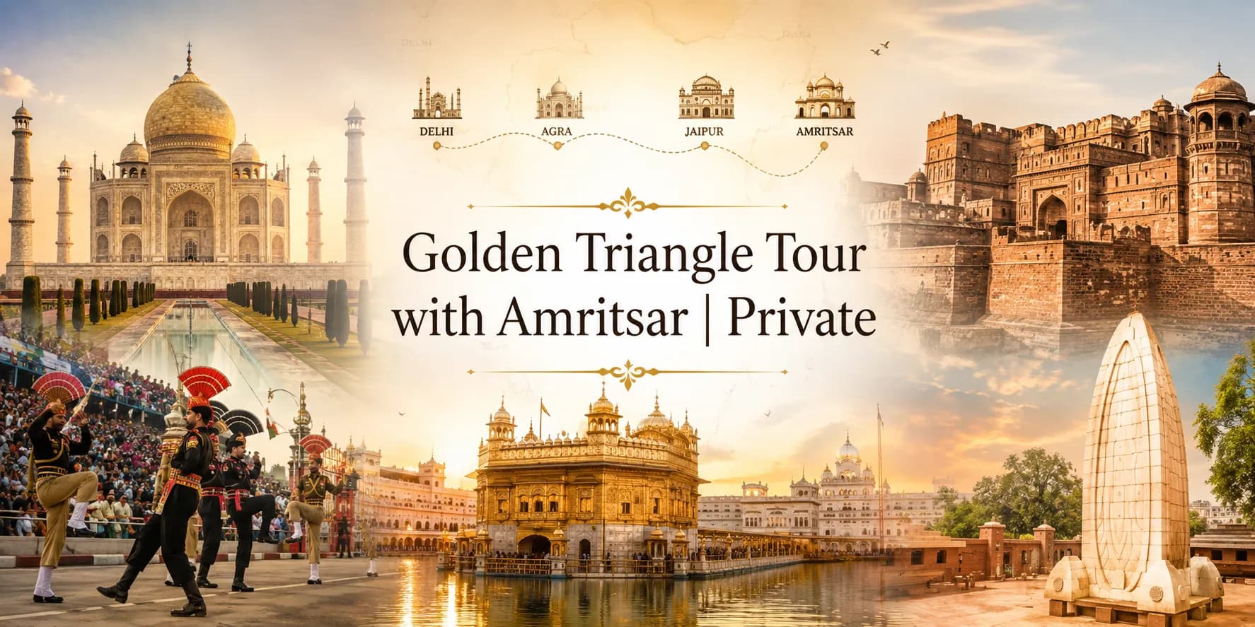 Golden Triangle Tour with Amritsar | Private