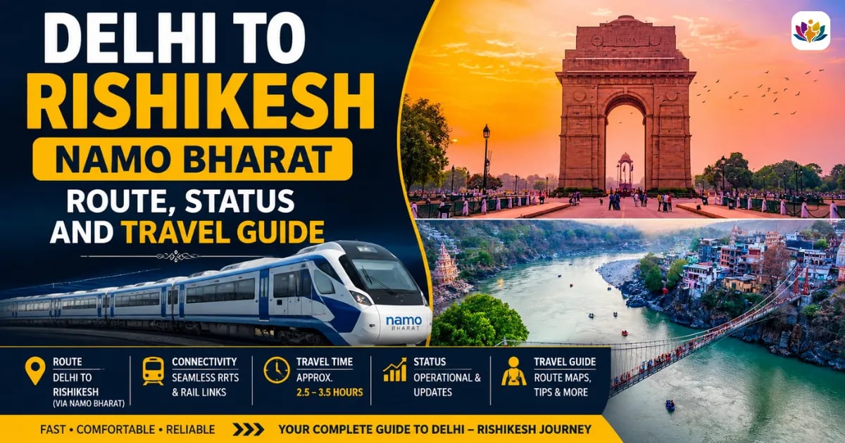 Delhi to Rishikesh Namo Bharat