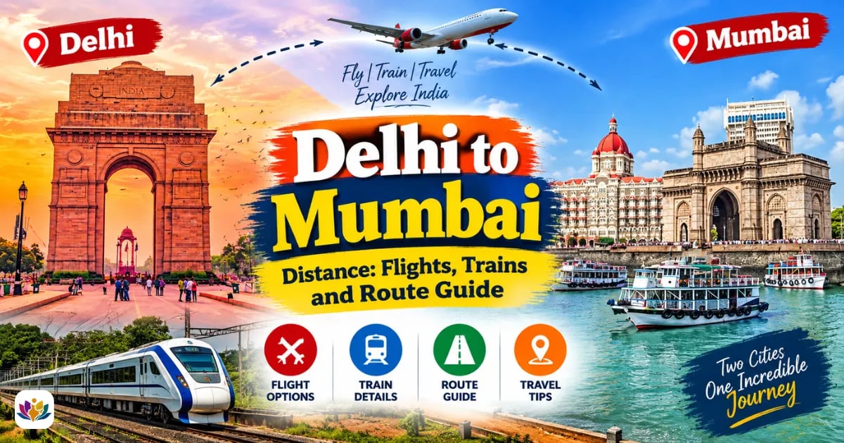 Delhi to Mumbai Distance