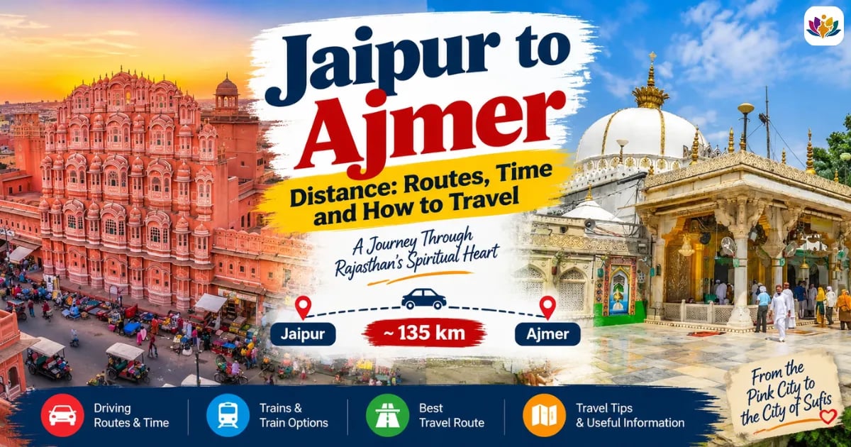 Jaipur to Ajmer Distance