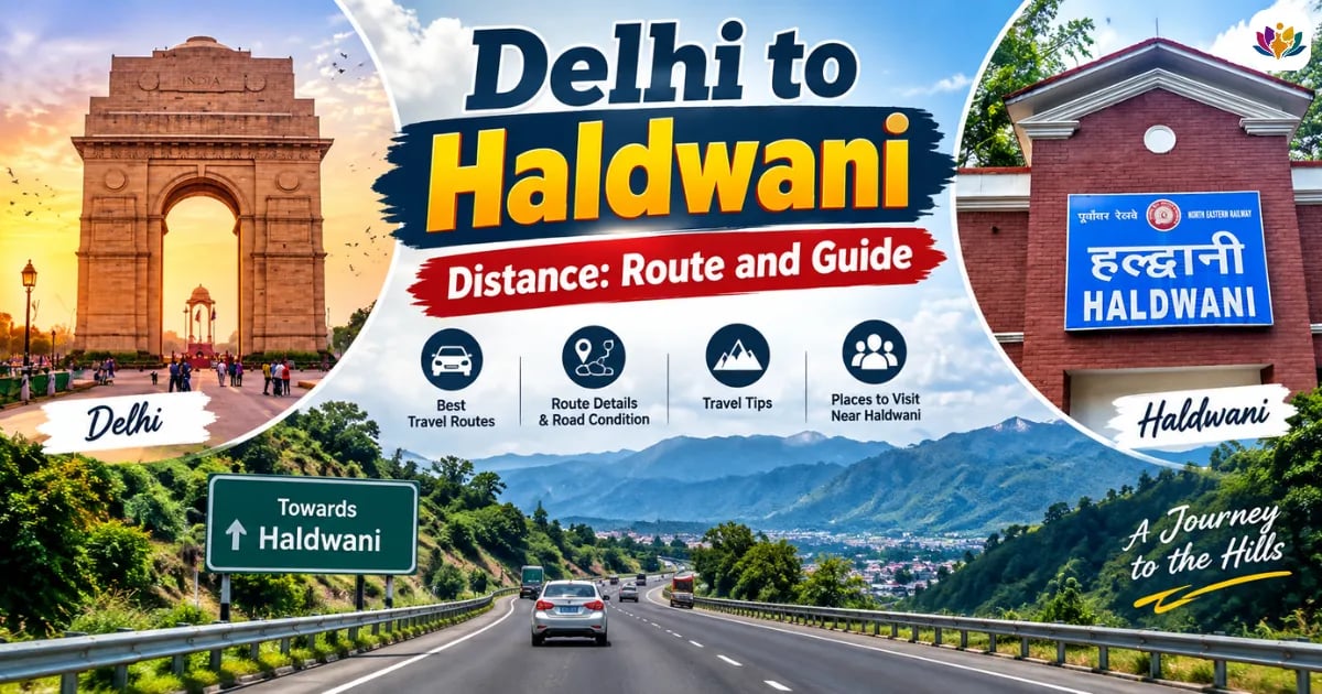 Delhi to Haldwani Distance