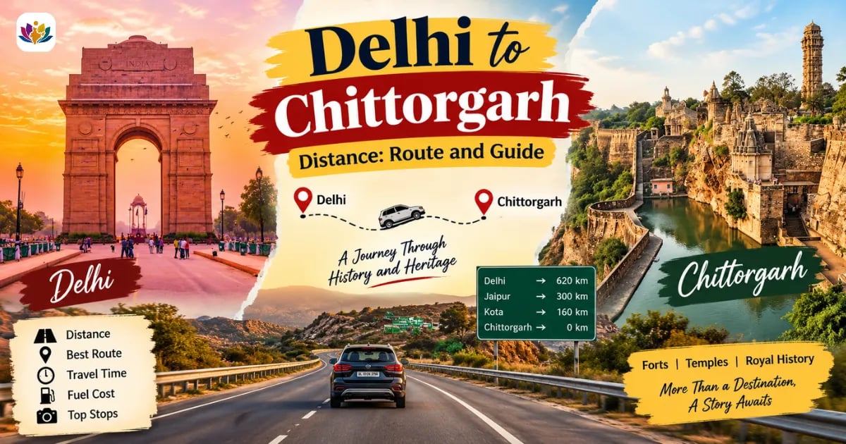 Delhi to Chittorgarh Distance