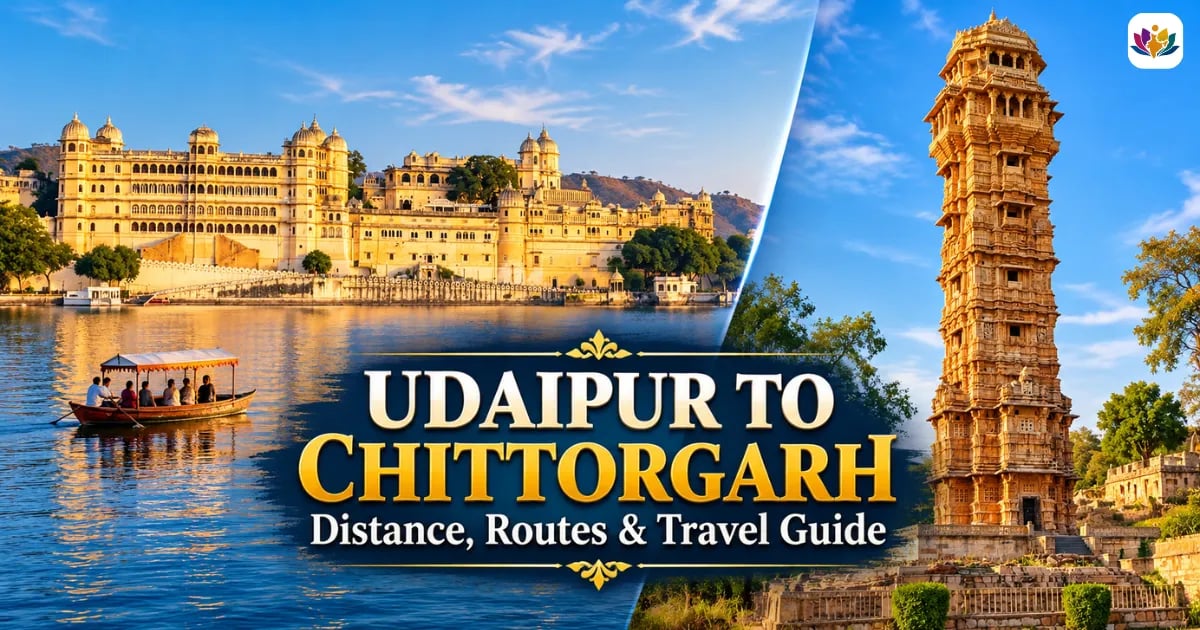 Udaipur to Chittorgarh Distance