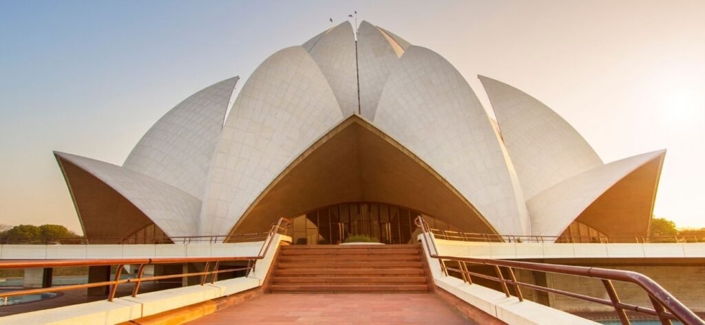 Lotus Temple | 2 Days Delhi Agra Tour With Mathura Vrindavan