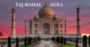 Agra Taj Mahal in Winters