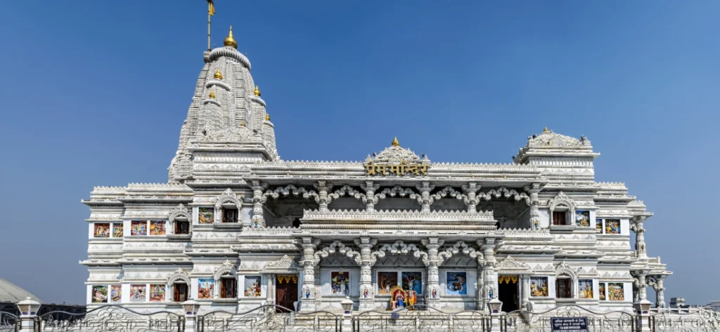 Prem Mandir | 10 Days Delhi Vrindavan Agra Tour with Ayodhya Kashi