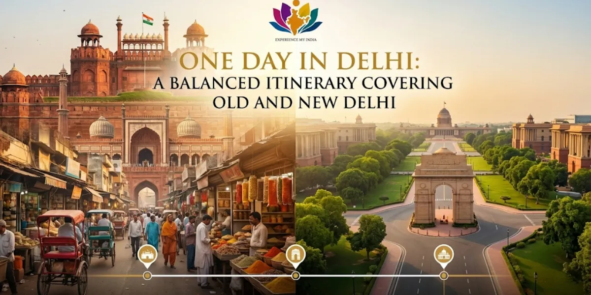 One Day in Delhi: A Balanced Itinerary Covering Old and New Delhi