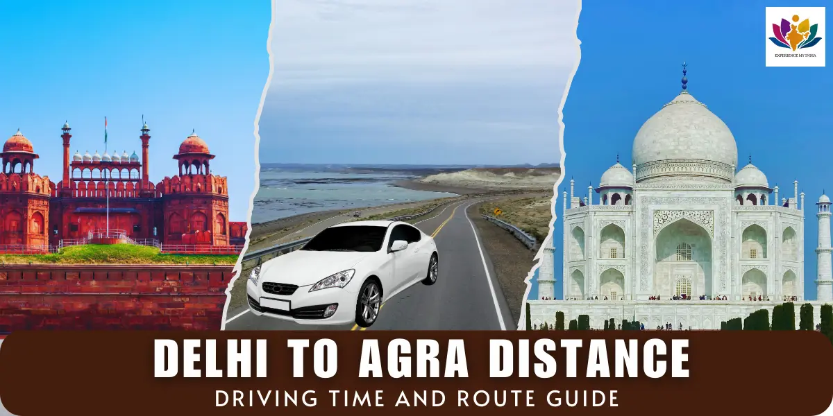delhi to Agra distance